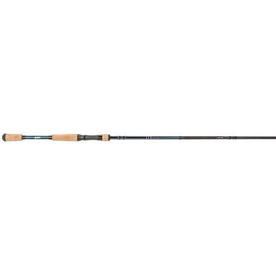 Lew's LFS Casting Rod 7ft 1in 1-PC Rod w/ Heavy and Fast LFS-X3 Blank Cork Split-Grip Fuji Concept O Guides Full Contact Reel Seat Blue/Black LFS71H