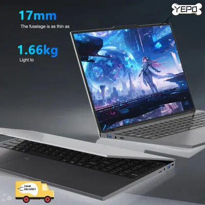 YEPO Gaming laptops Intel Core i7-6500U 32GB Ram 2TB SSD Windows 11 Notebooks Backlit Wifi Computer PC Gaming Laptop Computer