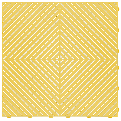 Swisstrax Citrus Yellow Ribtrax Smooth Pro Garage Floor Tile (24-Pack)