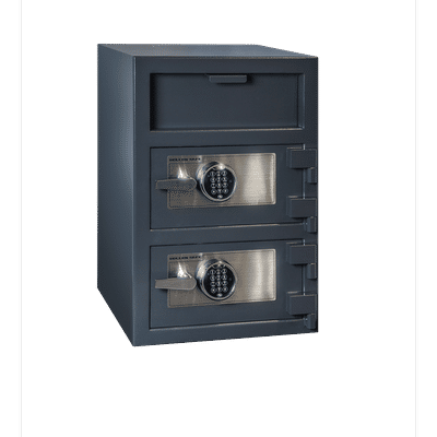 Hollon Double Door Depository Safe, Dual Electronic Locks / 30" X 20" X 20"