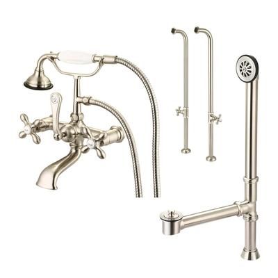 Randolph Morris Mason Hill Collection Freestanding Clawfoot Tub Faucet with Handshower RMHTFFS-BB