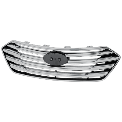 JC Whitney Grille Assembly ABS Plastic Chrome Grille, 1-year unlimited-mileage warranty RH07010104