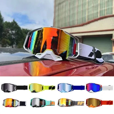 Occhiali da motocross Moto MTB ATV Gafas Occhiali protettivi Maschera Occhiali di protezione antivento Pattinaggio Oculos Motocross