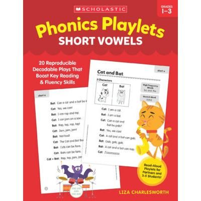 Phonics Playlets: Short Vowels (paperback) - by Liza Charlesworth