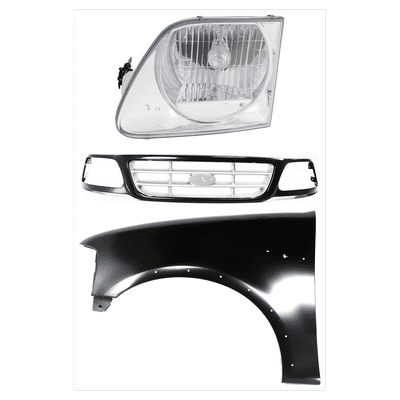 Replacement Fender Steel Primed, Front, Driver Side, 1-year unlimited-mileage warranty KIT-022423-92802