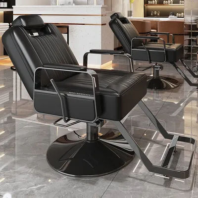 Swivel Chair Salon Hair Stylist Equipment Furniture Hairdressing Barber Dressing Table Chairs Living Room Tool Black Accessories