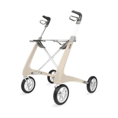 BYACRE Carbon Fiber Rollator with 18.5" W x 24" H Comfort Seat, White, 1 EA (BYA100LGW)