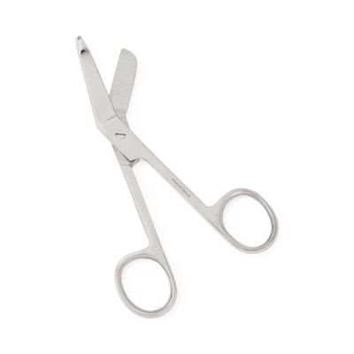 Medline Nonsterile Single-Use Lister Bandage Scissors, 4.5'', 12/BX (MDS10475)