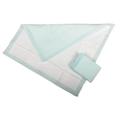 Medline Fluff and Polymer Underpad, Heavy Absorbency, 30" x 30", Green, 5/BG (MSC282040LBVZ)