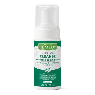 Remedy Clinical No-Rinse Foam Skin Cleanser, Unscented, 4 oz., 1 EA (MSC092104UNSH)