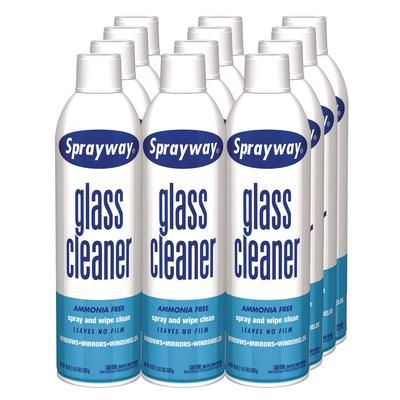 Sprayway Glass Cleaner, 19 oz Aerosol Spray, 12/Carton (CGCSW050)