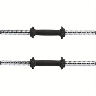 TEMU Dumbbell Bar Pair 48cm Universal Dumbbell Set Adjustable Barbell Lifting Steel Dumbell Bar For Strength Training Workout