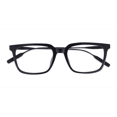 Male s rectangle Black Acetate,Metal Prescription eyeglasses - Eyebuydirect s Woods