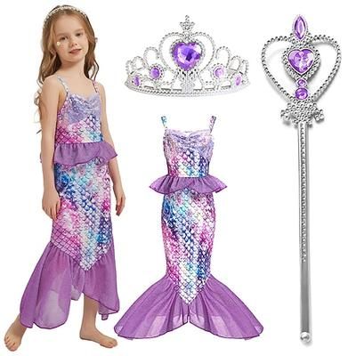 Sirena Principessa Sirena Vestito Costume per festa a tema Cosplay for Ragazze Bambini Carnevale Mascherata Settimana del libro Feste Ferie