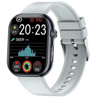 iMosi ET587 Orologio intelligente 1.96 pollice Orologio da Corsa Fitness Smartwatch Bluetooth ECGPPG Monitoraggio della temperatura Contapassi Compatibile con Android iOS Da donna Da uomo Chiamate