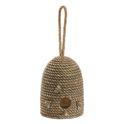 Bee Hive 6.25"D x 8.5"H Resin by Melrose in Brown