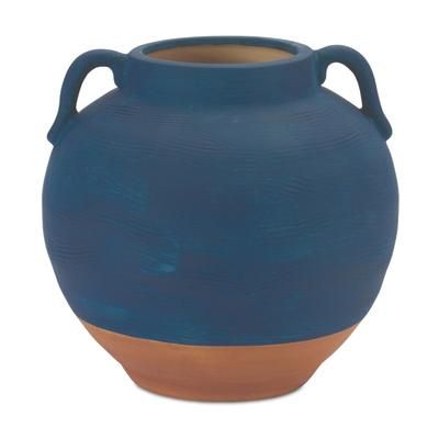Urn 7"H Ceramic by Melrose in Blue