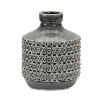 Vase 9"H Terra Cotta by Melrose in Green