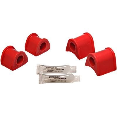 Energy Suspension Sway Bar Bushing Polyurethane Red, Rear, Driver & Passenger Side, 2-year Limited Warranty 15.5104R