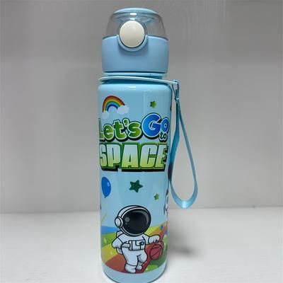 TEMU 700ml -themed Sports Water Cup With Straw, Leakproof & Portable - Pc Material, Bpa-free, Ideal For School, Outdoors & Travel - Valentine's Day, Easter, Day,