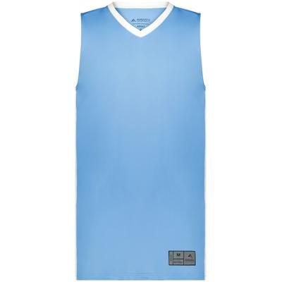 Augusta Sportswear AS6886 Athletic Match-Up Basketball Jersey T-Shirt in Columbia Blue/White size 3XL | Polyester 6886