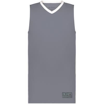 Augusta Sportswear AS6886 Athletic Match-Up Basketball Jersey T-Shirt in Graphite Grey size Small | Polyester 6886