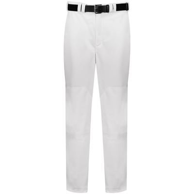 Russell Athletic R10LGM Solid Diamond Series Baseball Pant 2.0 in White size Small | Polyester