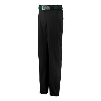 Russell Athletic 234DBM Boot Cut Game Baseball Pant in Black size Medium | Polyester