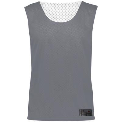 Augusta Sportswear AS9718 Youth Mesh Reversible Pinnie in Graphite Grey size Medium | Polyester 9718