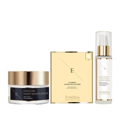ErthSkin London Crema idratante notturna antirughe + siero dischetti p