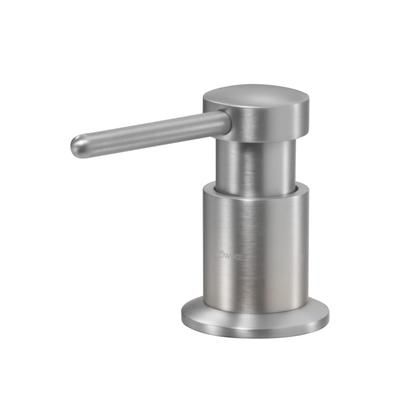 Krowne 19-420S Deck Mount Manual Liquid Soap Dispenser - Satin, Silver