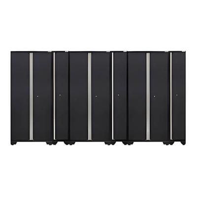 NewAge Garage Cabinets PRO Series Grey 3 x Multi-Use Lockers and 3 x Sports Lockers Set