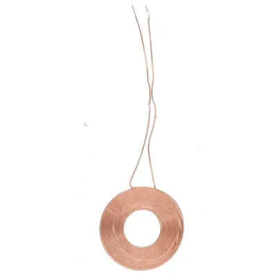 Taidacent Wireless Charger Receiver Coil Flat Coil Inductor 20UH Inductance Flat Coil 5V 3.7V Battery Induction Copper Wires