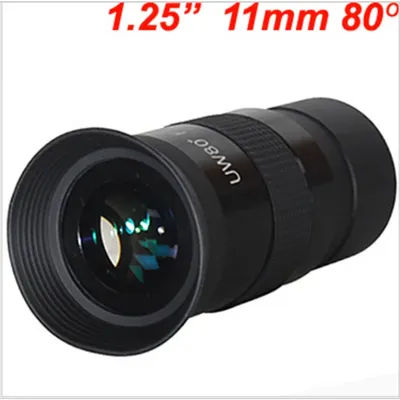 ! 1.25-inch telescope F11MM 80 degree super wide angle eyepiece high quality