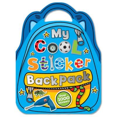My Cool Sticker Backpack (paperback) - by Make Believe Ideas