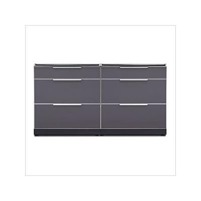 NewAge Outdoor Kitchens Aluminum Slate 2-Piece Outdoor Kitchen Set (No Countertop)
