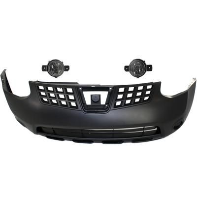 Replacement Bumper Cover Primed, Front, 1-year unlimited-mileage warranty KIT-BCFL-0817