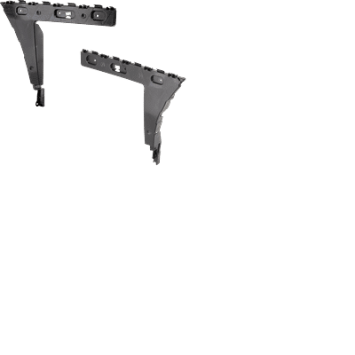 JC Whitney Bumper Bracket, Rear, Driver & Passenger Side, 1-year unlimited-mileage warranty SET-RF76260035