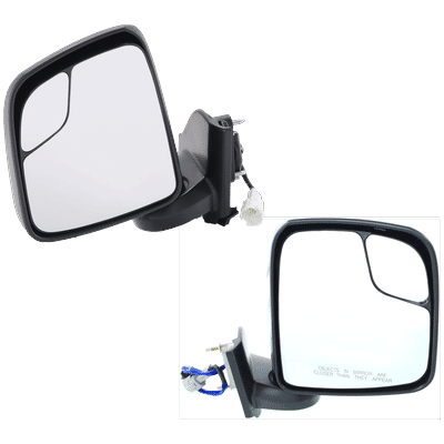 JC Whitney Mirror Paintable, Driver & Passenger Side, 1-year limited warranty SET-JNS141ER