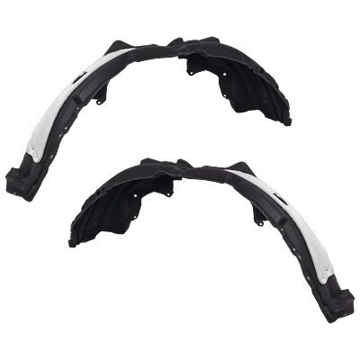 Replacement Fender Liner, Front, Driver & Passenger Side, 1-year unlimited-mileage warranty SET-RL22210045