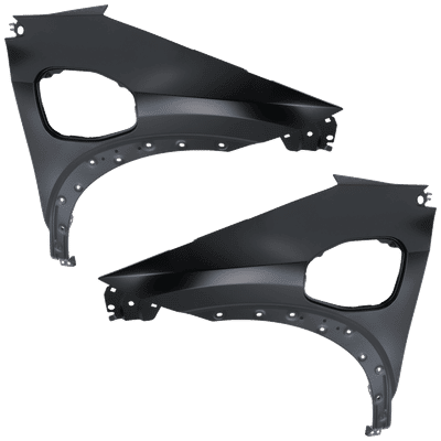 JC Whitney Fender Steel Primed, Front, Driver & Passenger Side, 1-year unlimited-mileage warranty SET-RN22010061