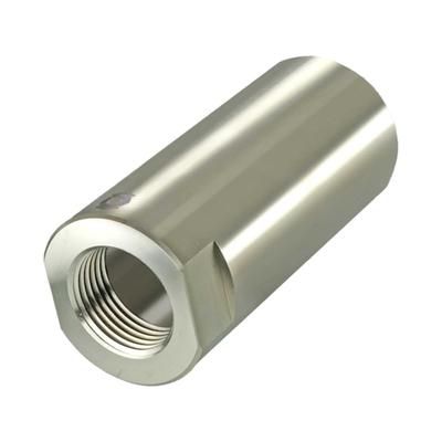 Infinite Product Solutions Light Titanium QD Sound Redirect Sleeve Polished Titanium 2.25in SRS-25IN-TI5-U-LT