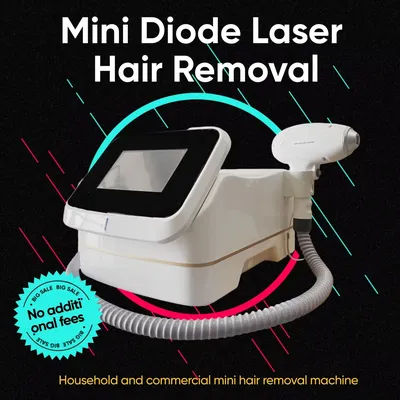 808nm Professional Mini Diode Ice Titanium Laser Body Hair Removal Machine 3 Wave Device Permanent CE Woman 3000w