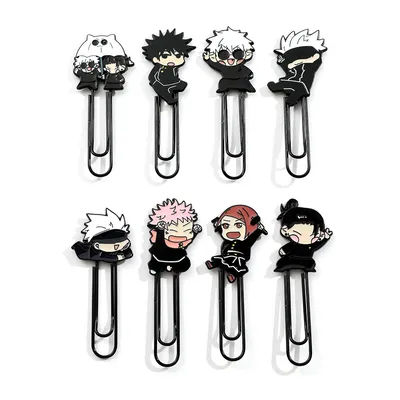 8 style Spellback Battle Metal Bookmark - Cartoon Anime Paperclip Bookmark, Reading Marker Gift for Fans