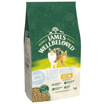 1.5kg Turkey Light Adult Cat Food James Wellbeloved