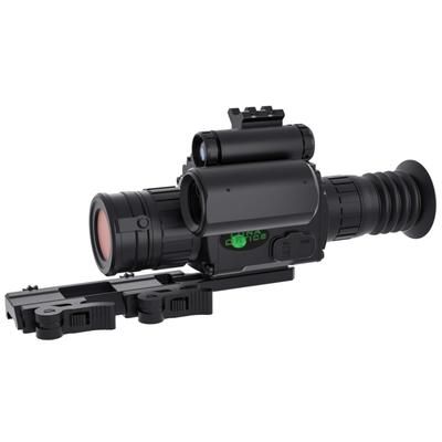 Luna Optics Quantum Elite 3.5-21x35mm Digital Day/Night Riflescope Integrated 1200m Laser Rangefinder 4K Video Resolution Black LN-QE-RS35-LRF