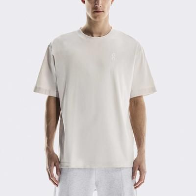 On Club-T Tennis Graphic Tee Men's Tennis Apparel Silver