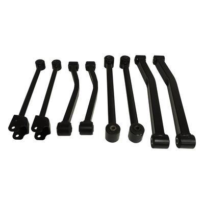 Crown Control Arm Black, Front & Rear, Driver Passenger Side, Upper Lower, 1 year or 12,000-mile limited warranty CAK16