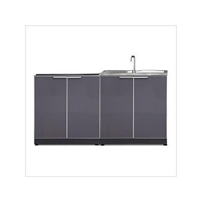 NewAge Outdoor Kitchens Aluminum Slate 2-Piece Outdoor Kitchen Set (No Countertop)