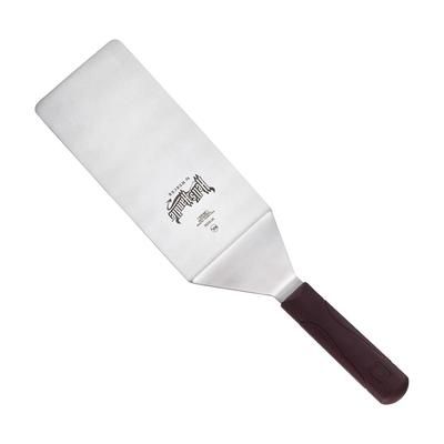 Mercer Culinary M18350 8" x 4" Turner w/ Red Nylon Handle, Stainless Steel